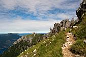Prima salita in Grignetta (2177 m.) dalla via normale n° 7 - Cresta Cermenati - FOTOGALLERY
